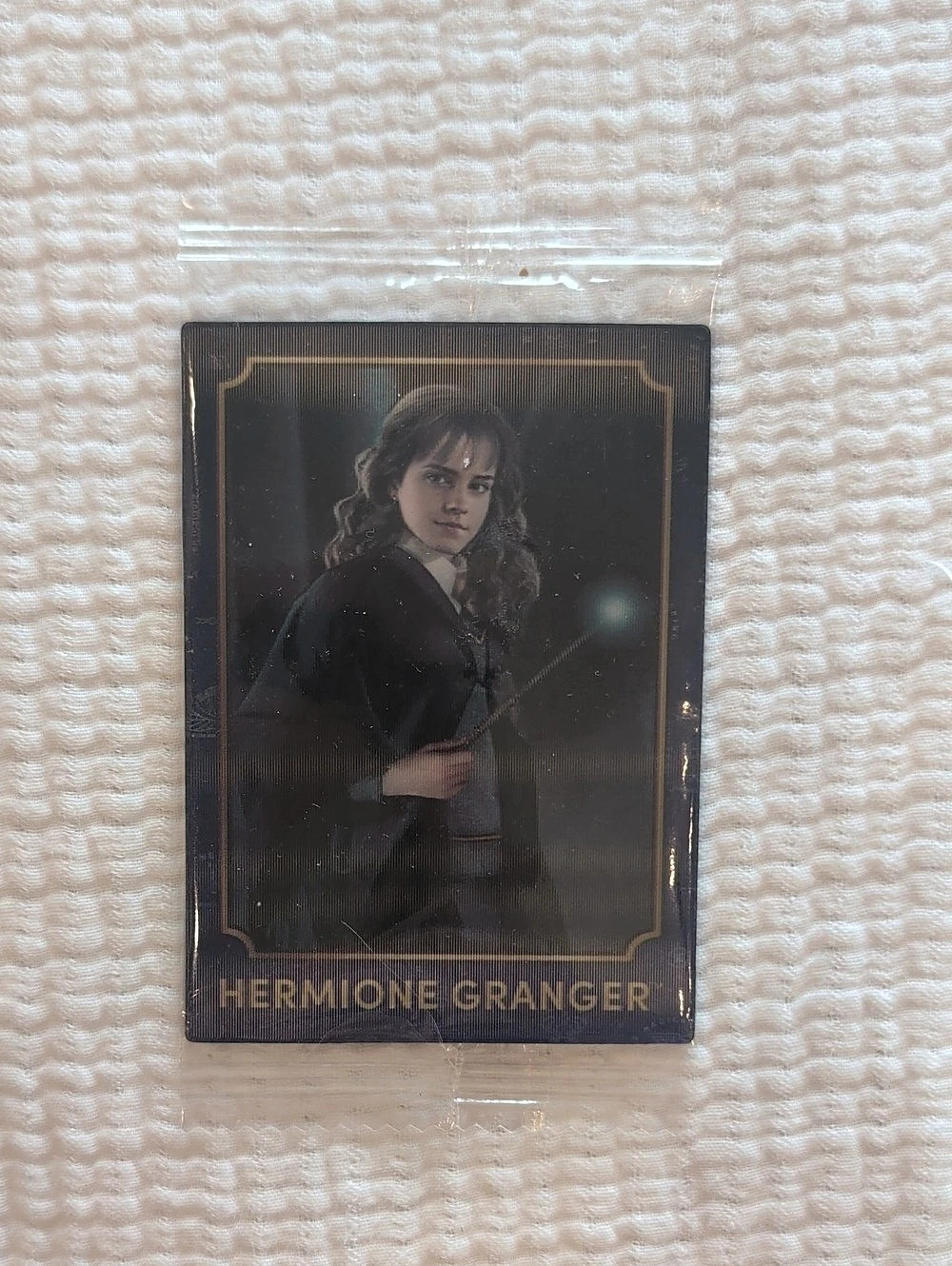 Hermione Granger Harry Potter Wizarding World Chocolate Frog Sealed 3D Card